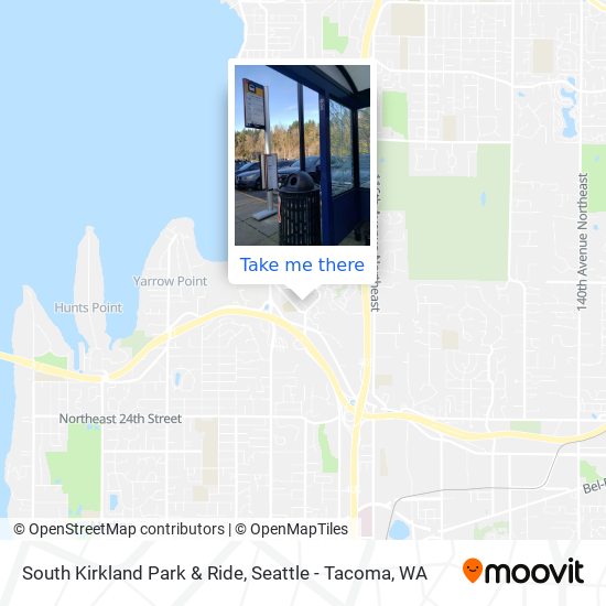 Mapa de South Kirkland Park & Ride