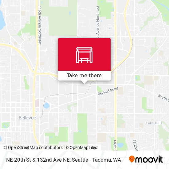 Mapa de NE 20th St & 132nd Ave NE