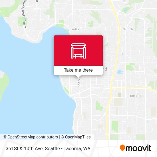 3rd St & 10th Ave map