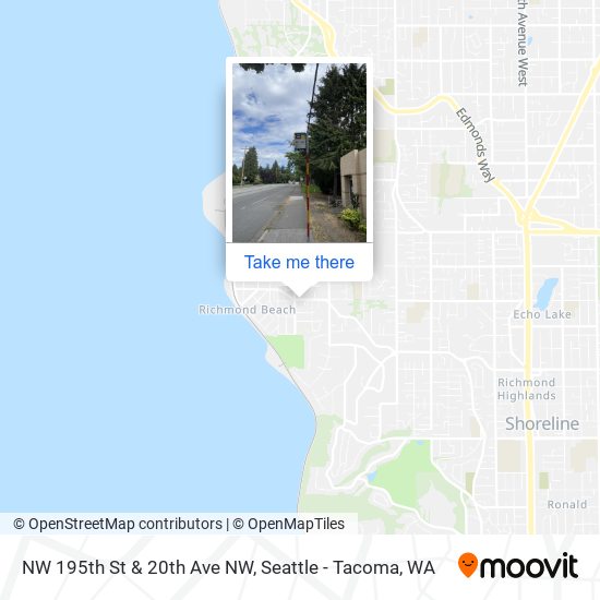 Mapa de NW 195th St & 20th Ave NW