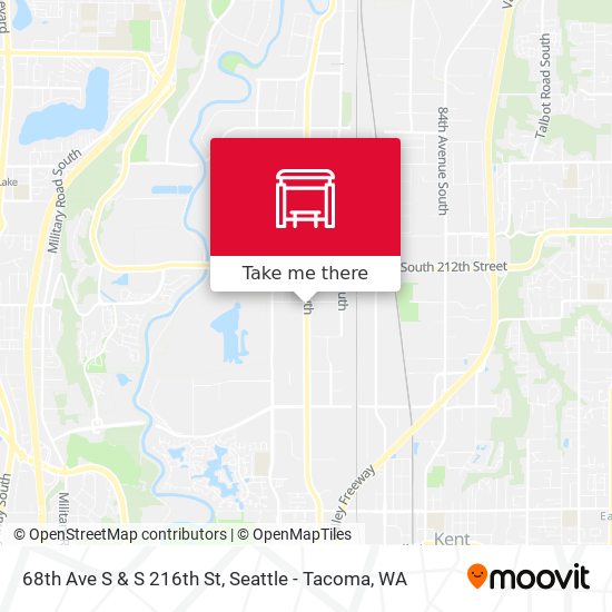 Mapa de 68th Ave S & S 216th St
