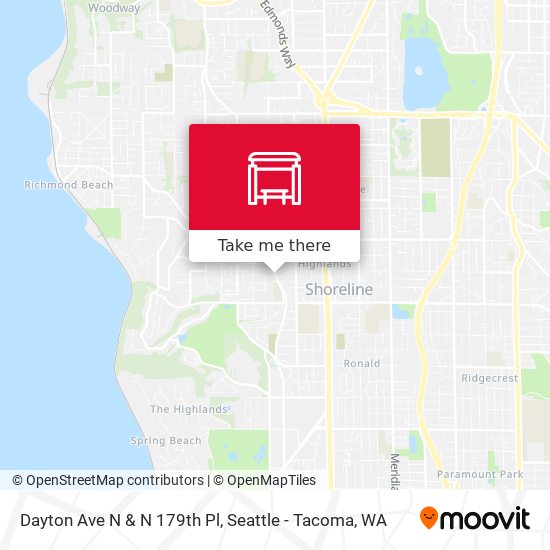 Mapa de Dayton Ave N & N 179th Pl