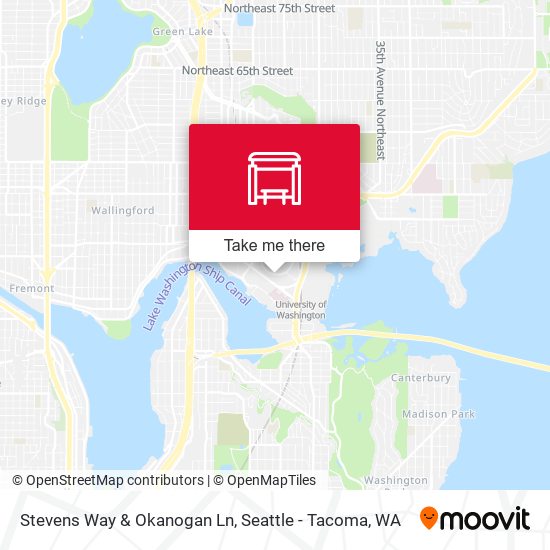 Mapa de Stevens Way & Okanogan Ln