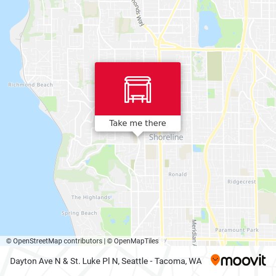 Dayton Ave N & St. Luke Pl N map