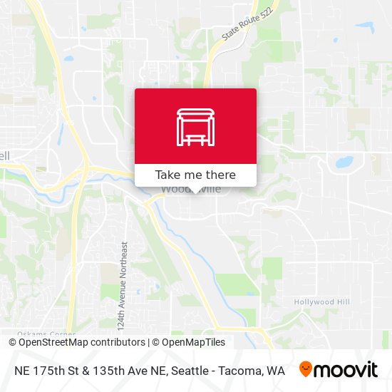 Mapa de NE 175th St & 135th Ave NE