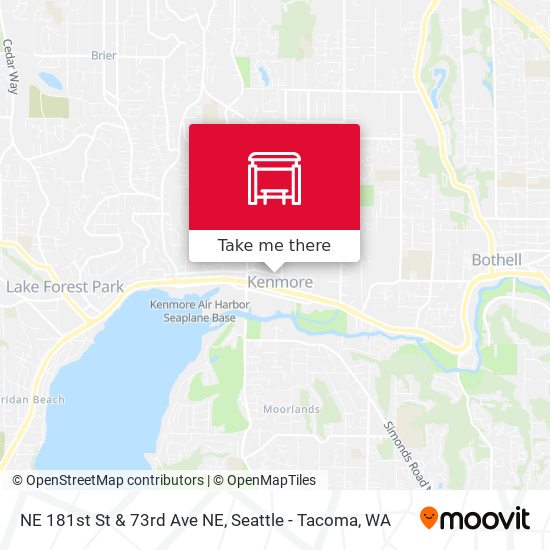 Mapa de NE 181st St & 73rd Ave NE