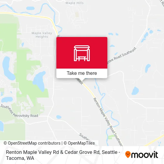 Renton Maple Valley Rd & Cedar Grove Rd map