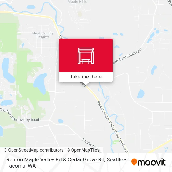 Renton Maple Valley Rd & Cedar Grove Rd map