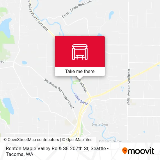 Renton Maple Valley Rd & SE 207th St map