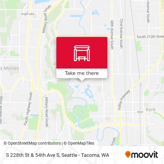 Mapa de S 228th St & 54th Ave S