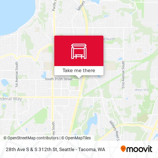 Mapa de 28th Ave S & S 312th St