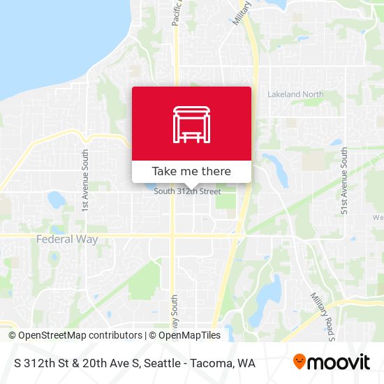 Mapa de S 312th St & 20th Ave S