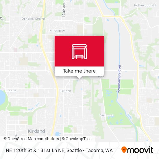 Mapa de NE 120th St & 131st Ln NE