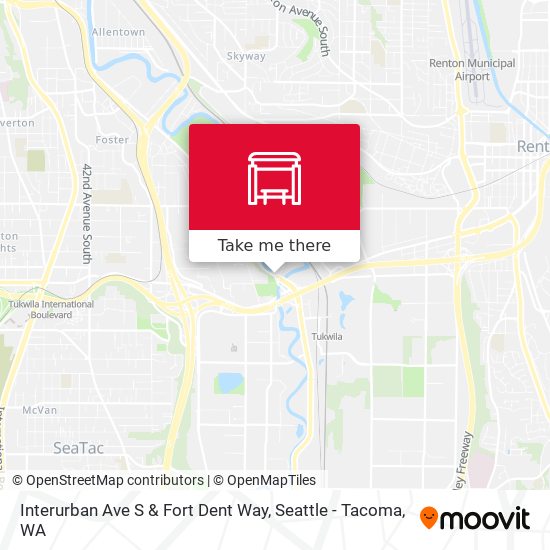 Mapa de Interurban Ave S & Fort Dent Way