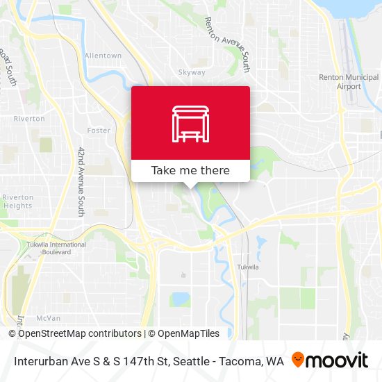 Mapa de Interurban Ave S & S 147th St