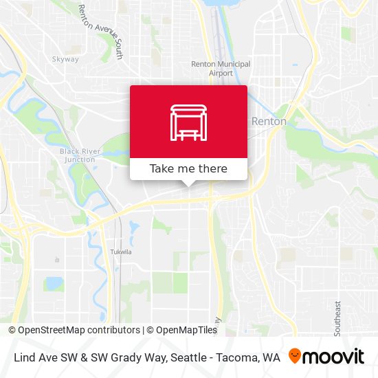 Lind Ave SW & SW Grady Way map