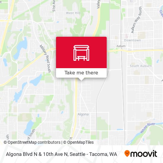 Mapa de Algona Blvd N & 10th Ave N
