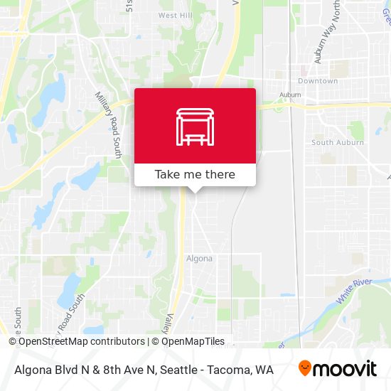 Mapa de Algona Blvd N & 8th Ave N