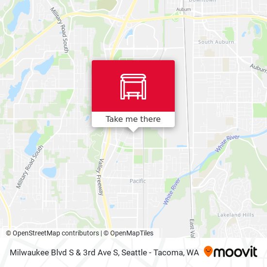 Milwaukee Blvd S & 3rd Ave S map
