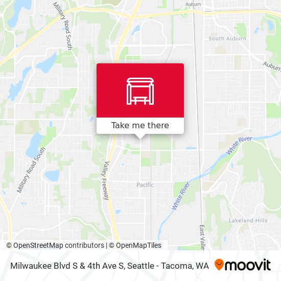 Milwaukee Blvd S & 4th Ave S map