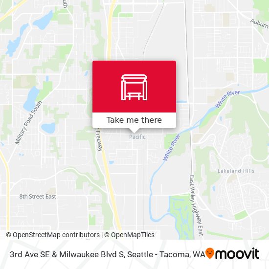 Mapa de 3rd Ave SE & Milwaukee Blvd S