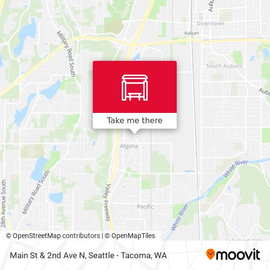 Mapa de Main St & 2nd Ave N