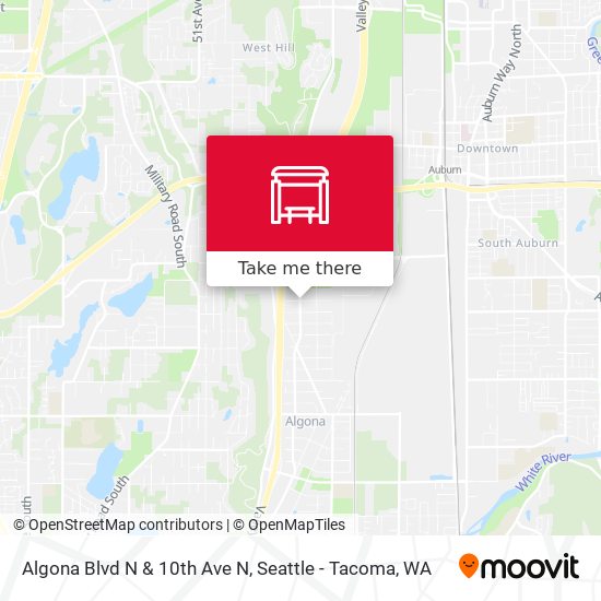 Mapa de Algona Blvd N & 10th Ave N