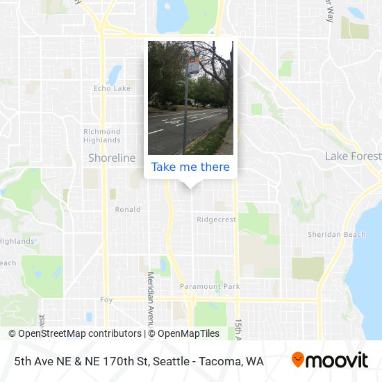 5th Ave NE & NE 170th St map