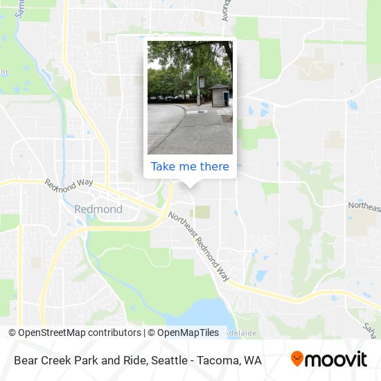 Mapa de Bear Creek Park and Ride