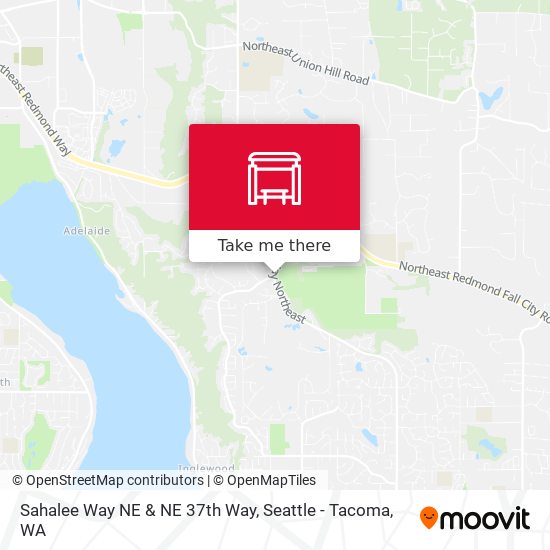 Mapa de Sahalee Way NE & NE 37th Way