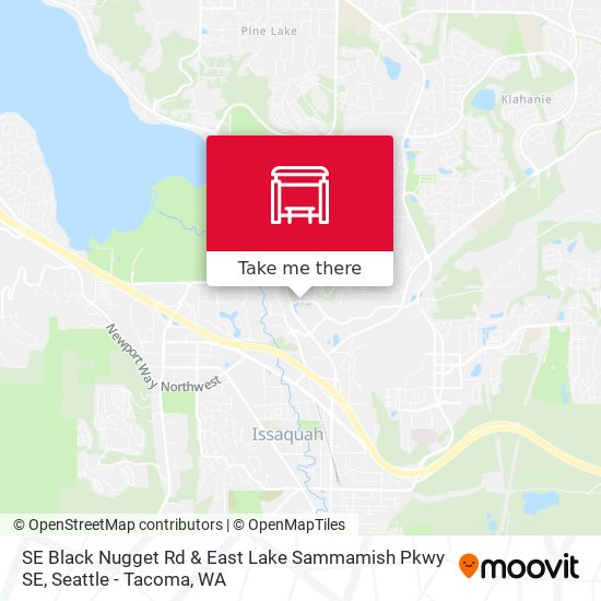 Mapa de SE Black Nugget Rd & East Lake Sammamish Pkwy SE