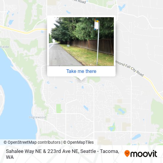 Sahalee Way NE & 223rd Ave NE map