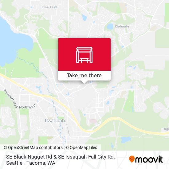 SE Black Nugget Rd & SE Issaquah-Fall City Rd map