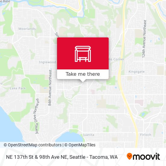 Mapa de NE 137th St & 98th Ave NE