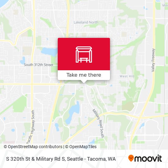 Mapa de S 320th St & Military Rd S
