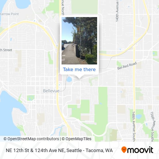 Mapa de NE 12th St & 124th Ave NE