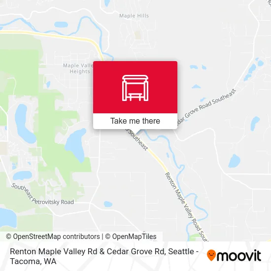 Renton Maple Valley Rd & Cedar Grove Rd map