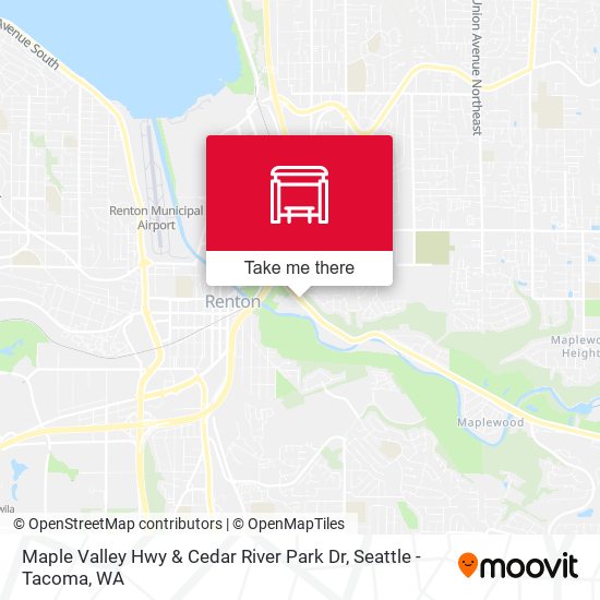 Maple Valley Hwy & Cedar River Park Dr map