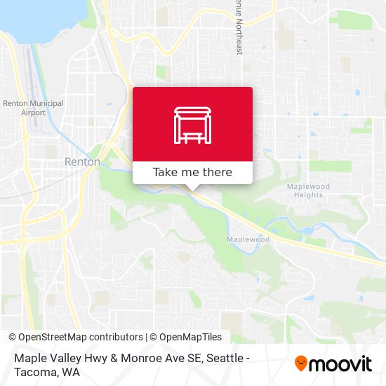 Mapa de Maple Valley Hwy & Monroe Ave SE