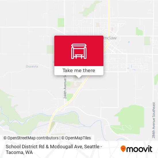 School District Rd & Mcdougall Ave map