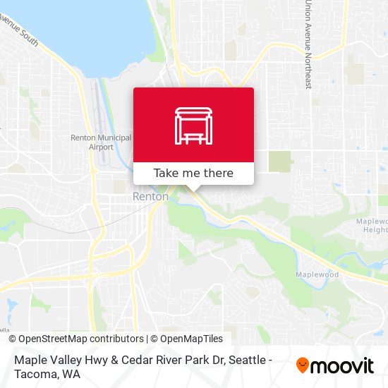 Maple Valley Hwy & Cedar River Park Dr map