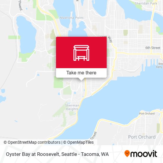 Oyster Bay at Roosevelt map