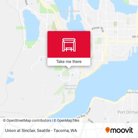 Union at Sinclair map