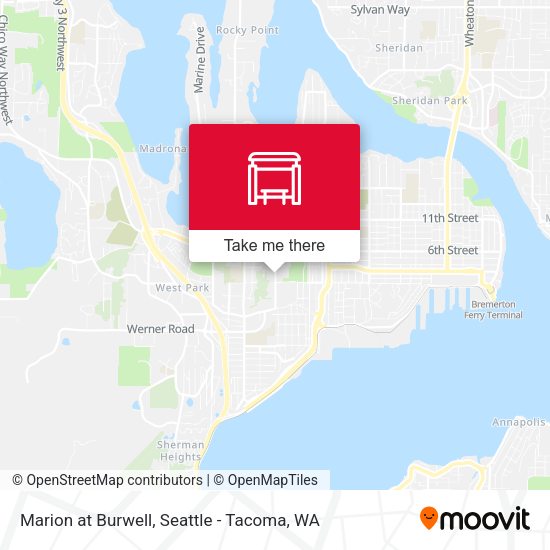 Marion at Burwell map