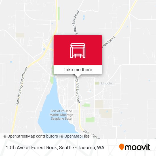 Mapa de 10th Ave at Forest Rock