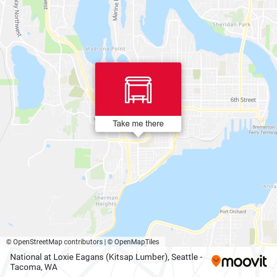 Mapa de National at Loxie Eagans (Kitsap Lumber)