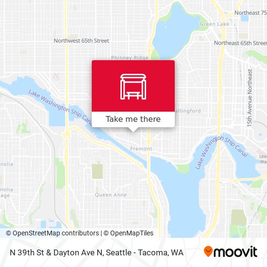 Mapa de N 39th St & Dayton Ave N