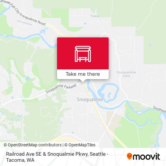 Railroad Ave SE & Snoqualmie Pkwy map