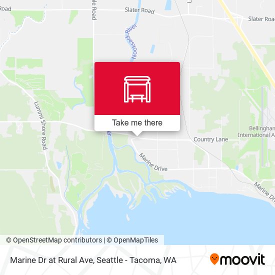 Marine Dr at Rural Ave map