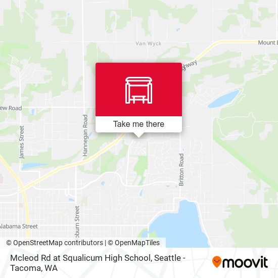 Mcleod Rd at Squalicum High School map